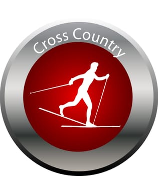 winter game button cross country