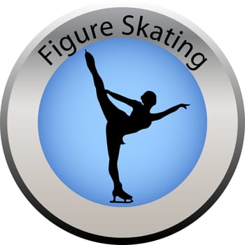 winter game button figure skating