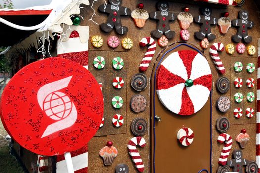 Scotiabank's Gingerbread House located in Emanipation Park in Kingston, Jamaica.