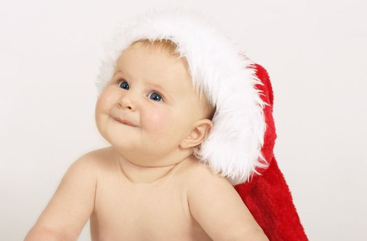 Newborn baby - first Christmas.