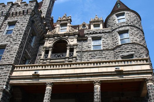 exterior of historic boldt castle