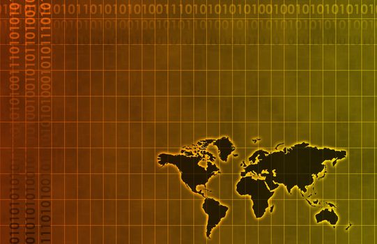 Futuristic Web Cyber Data Grid Color Background