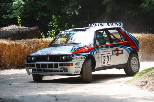 Lancia Delta Integrale rally car