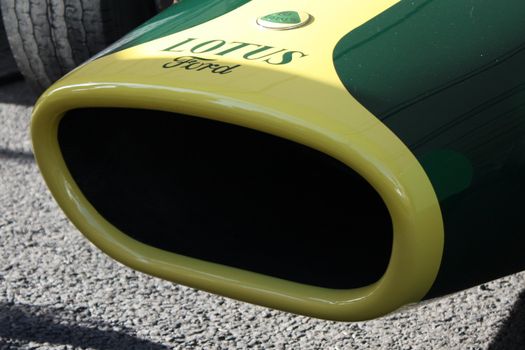 old Lotus F1 car nose