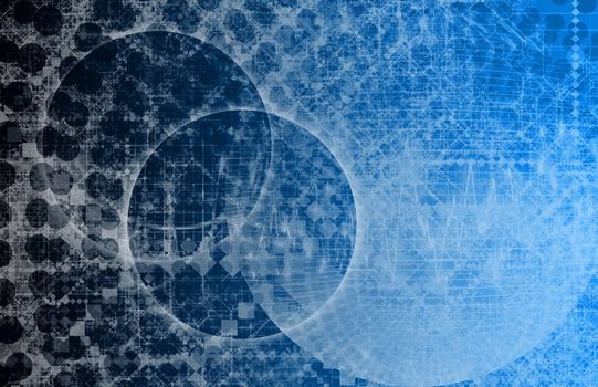 A Science Fiction Art Alien Technology Background