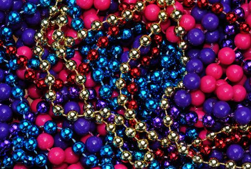 colorful beads as an Abstract background texture