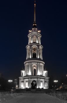 Bell tower Voskresenskiy cathedral is Reverently-Nikolo-SHartomskogo male priory orthodox monastery. Worldwide known 106-metre bell tower  first in Europe