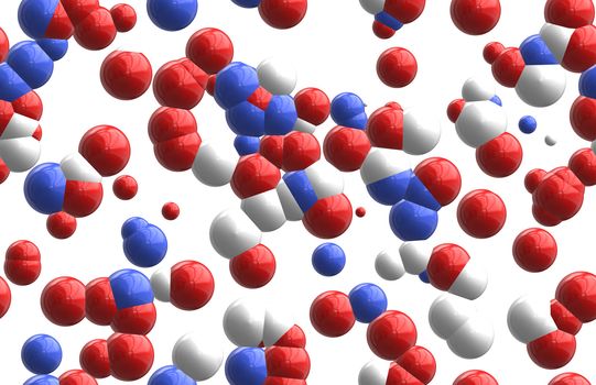 Atom Cell Molecule Abstract as a Background