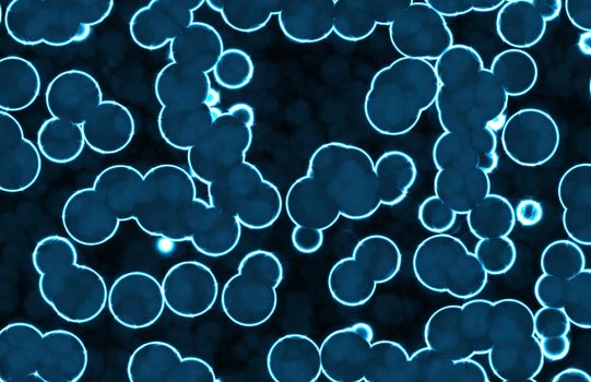 Atom Cell Molecule Abstract as a Background