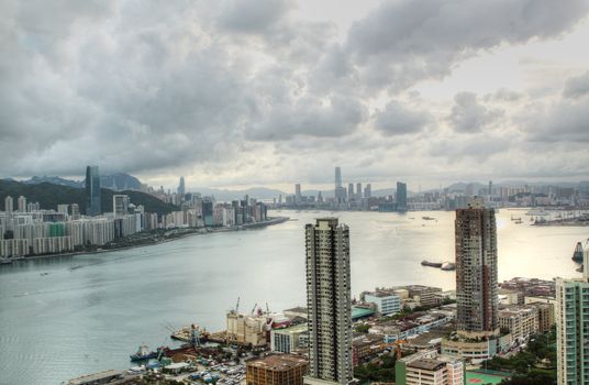 Hong Kong and modern buildings