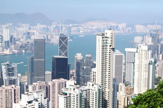 Hong Kong and modern buildings