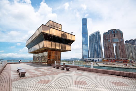 hongkong modern building at day