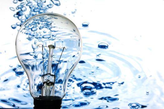 bulb showing concept of idea creativity and innovation