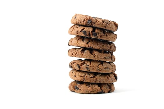 sweet cookies isolated on a white background