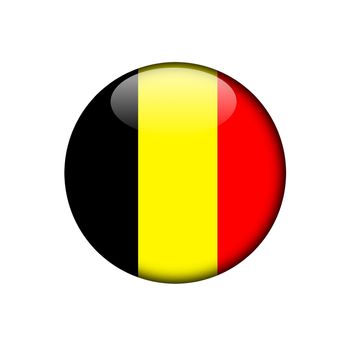 belgium button flag sign or badge for website