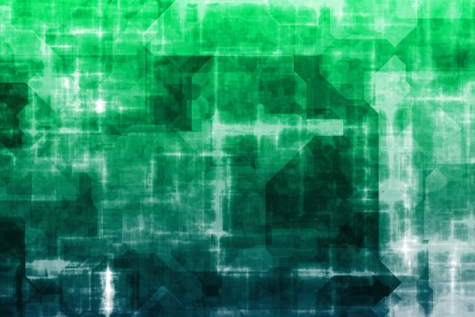 Cyber Business System Data Abstract Background Wallpaper