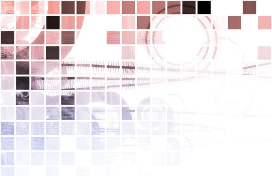 Internet World Wide Web Abstract Tech Background
