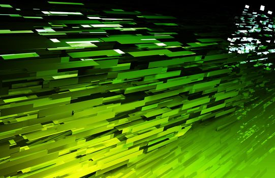 A Multimedia Technology Data as Art Background