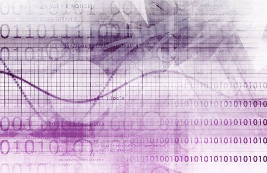 Online Security Internet Concept as a Background
