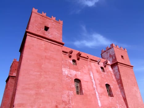 The Red Castle - a medieval fortress from the 16th century found in the northern part of the island of Malta