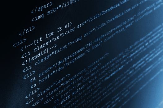 html computer code background showing concept for the internet