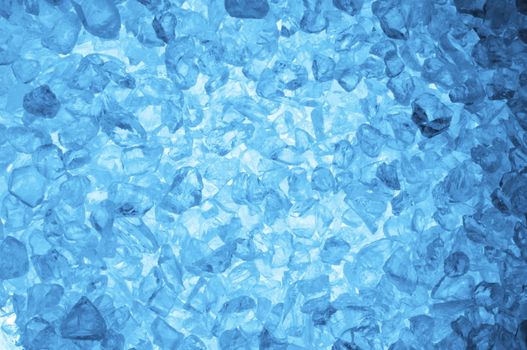cool ice background or texture in blue with copyspace