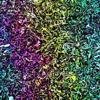 seamless texture of colorful abstract confetti garlands