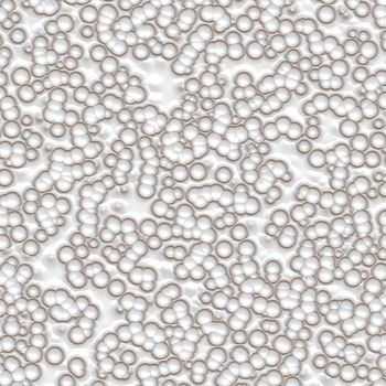texture of random artificial 3d round bubbles 