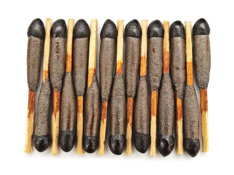 Photo of old hunting matches with much sulfur