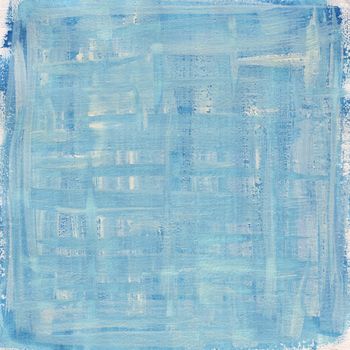 texture of rough blue and white watercolor abstract on artist cotton canvas, self made
