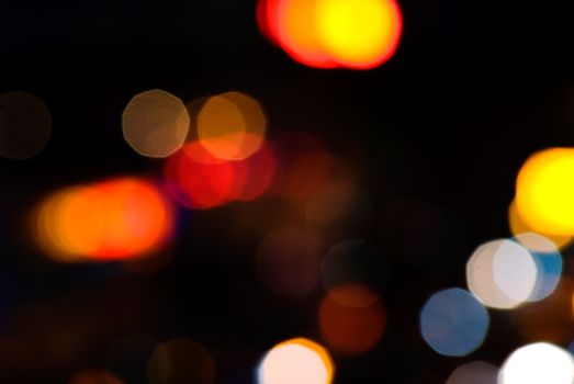 Abstract background light of holiday in night.