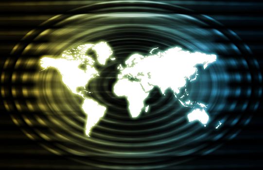 Global World Business Abstract as a Background