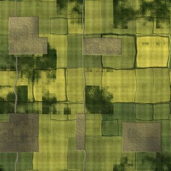 Farm Land Background With a Top Down View