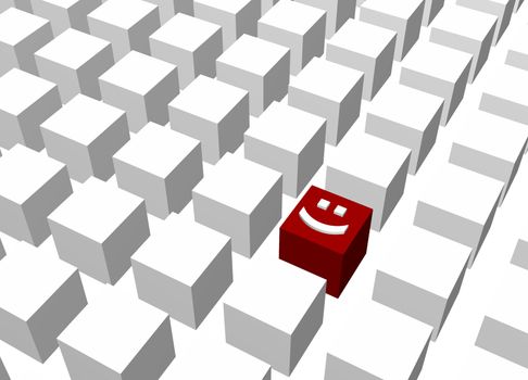 Thinking Out of the Box Business Concept