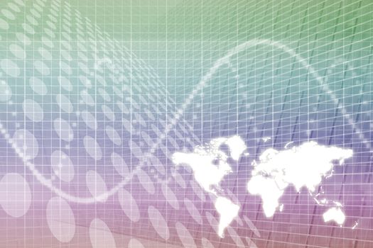 A Global Business Abstract Background Pattern Texture