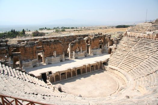 Ancient theatre in Hierapolis, Turkey