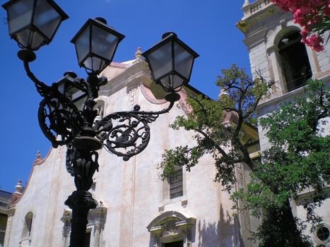 baroqye church in taormina