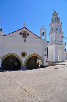 Chapel in Lindos Town, Rhodes, Greece