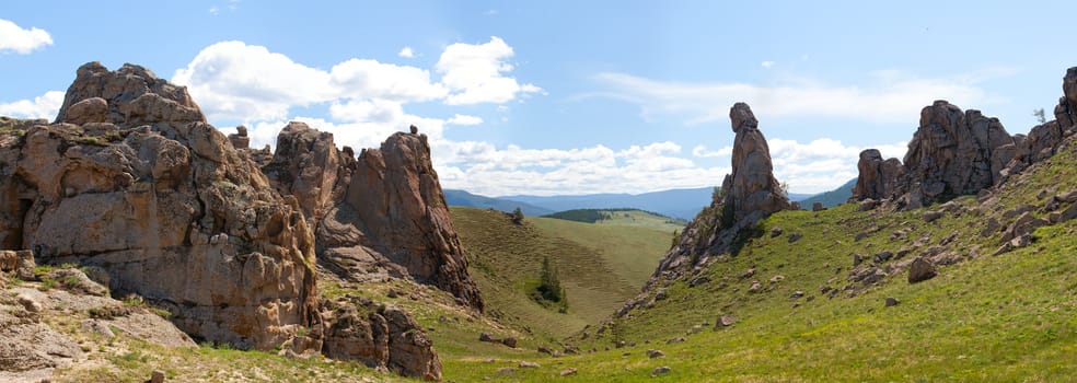 Barguzin valley. Summer landscape. Russia