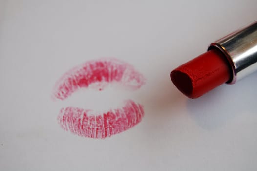 Lipstick kiss