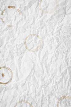 texture of white crumpled paper, used for background