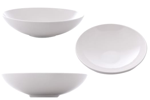 three point of view of empty bowl