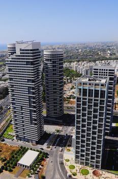 Roof of the buildings at Tel-Aviv .
