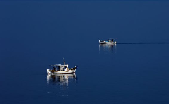 Two fishing boats