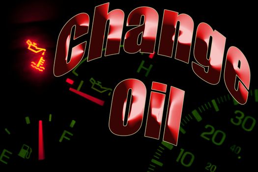 Change oil service engine light
