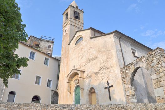 City of Castelvecchio di Rocca Barbena, Savona, Liguria, Italy