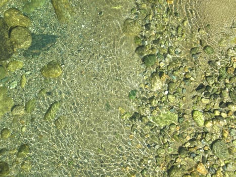 Water background with reflections