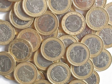Euro coins money