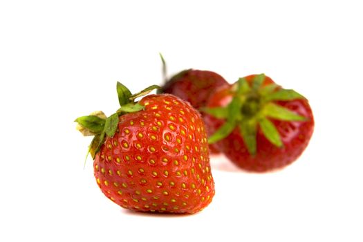 a strawberry, fresh and healthy