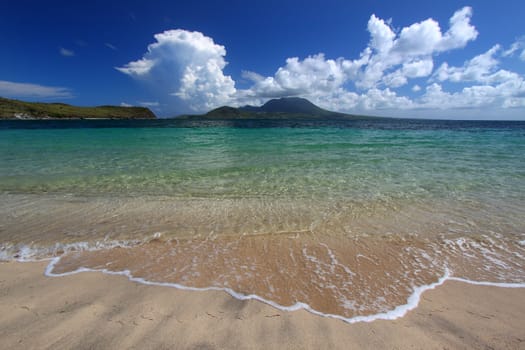 Major's Bay Beach on the Caribbean island of St Kitts.